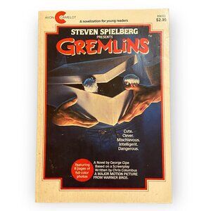 Vintage Gremlins Movie Novelization By George Gipe Color Photos Paperback Book